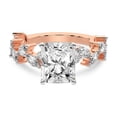thumbnail image 4 of IGI Certified 5 Carat Radiant Shape Lab Grown Diamond Engagement Ring | 14K Rose Gold | Hester Petite Side Stone Diamond Ring | FG-VS1-VS2 Quality Friendly Diamonds, 4 of 6