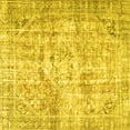 thumbnail image 1 of Ahgly Company Indoor Square Persian Yellow Traditional Area Rugs, 8' Square, 1 of 4