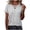 A-Gray, variant on Summer Womens Tops Dressy Casual Summer Short Sleeve Criss Cross V Neck Tunic Blouse Cute Striped/Floral Printed Business Work Tees Shirt C-Pink#01 XXL