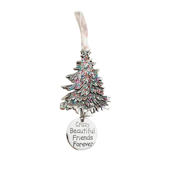 Tachiuwa Christmas Friendship Gift Christmas Tree Pendant Ornament Gift For Best Friend