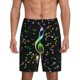 thumbnail image 1 of Fotbe Music Notes Pantalones Cortos de Pijama para Hombre, Ropa de Dormir, Pantalones de Pijama Cortos para Hombre-3X-Large, 1 of 6