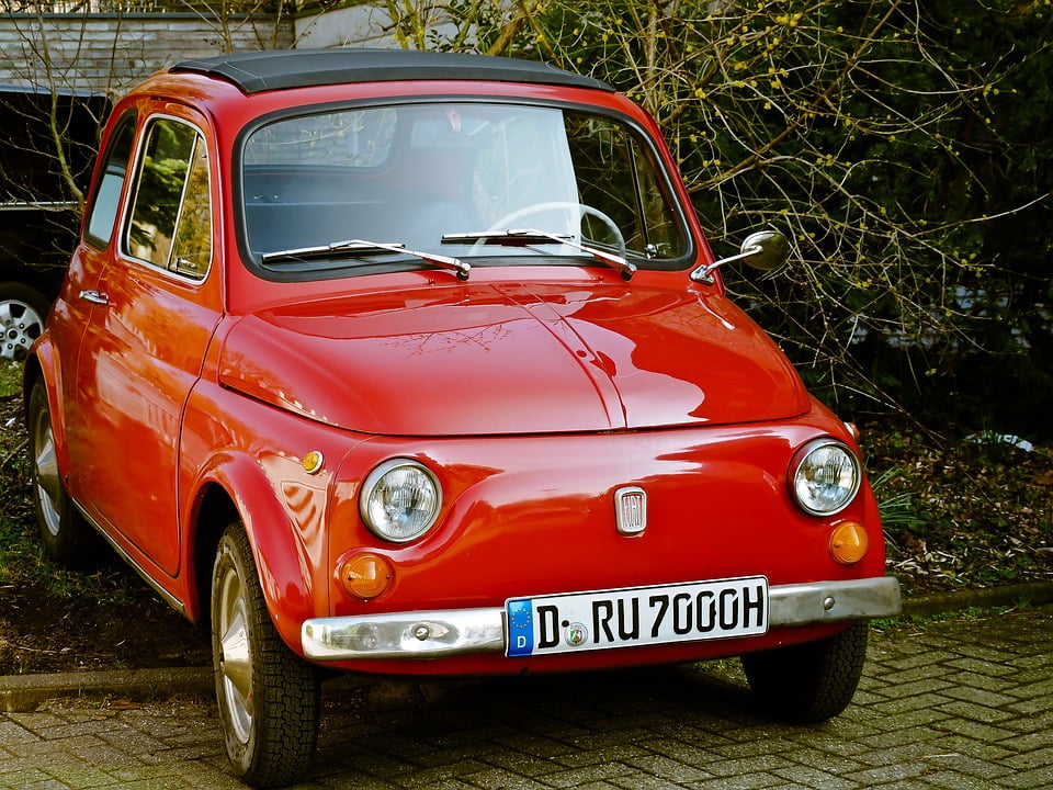Classic Fiat 500 Fiat Oldtimer Cinquecento Auto20 Inch By