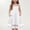 White, variant on Cethrio Summer Dresses for Girls, Birthday Mesh Sleeveless Fashion Dresses with Pockets Pink Size 10-12T