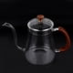 thumbnail image 5 of Hervidor de cuello de cisne de vidrio engrosado, tetera para verter café, 600 ml, 5 of 11