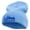 Sky Blue, variant on Dallas City Skyline Embroidered 12 Inch Long Knitted Beanie - Sky Blue OSFM