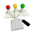 thumbnail image 2 of Accesorios sensoriales concurridos Accesorios Interruptor educativo Juego de cognición de luz Toy sensorial para 3 4 5 6 años Niños para niños Niños Tricolor, 2 of 8