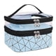 thumbnail image 1 of Bolsa de maquillaje Estuche de viaje de doble capa Organizador de maquillaje Neceser, 1 of 5