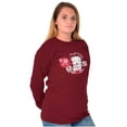 thumbnail image 4 of Betty Boop Heart Angel Wings Ooh LaLa Women's Long Sleeve T Shirt Brisco Brands L, 4 of 6