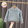 thumbnail image 2 of Coerni Boys And Girls Autumn And Winter Pullover Solid Color Round Neck Loose Korean Sweater 18 Month Sweatshirt, 2 of 4