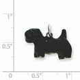 thumbnail image 2 of Beautiful Sterling Silver Enameled Large Scottish Terrier Charm, 2 of 2