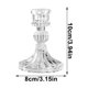 thumbnail image 3 of Candelabro de cristal con relieve francés para mesas altas medievales, decoración de ambientes, candelabro de cristal para el hogar y el comedor., 3 of 6