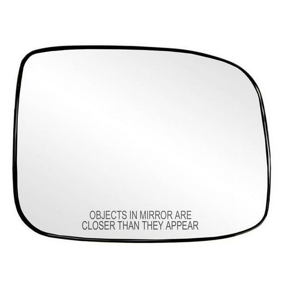 80240 - Fit System Passenger Side Non-heated Mirror Glass w/ backing plate, Chevrolet Colorado, GMC Canyon 04-12, 6 1/ 8" x 8 3/ 16" x 9 3/ 16"