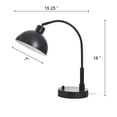 thumbnail image 3 of Better Homes & Gardens Black Finish Arch Dome Table Lamp, 3 of 20