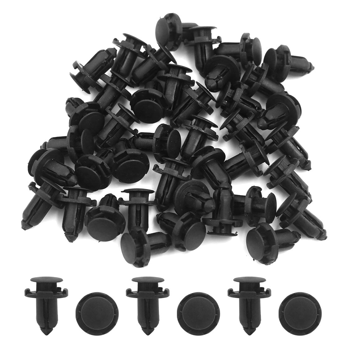 40pcs 9mm Hole Splash Guard Fastener Retainer Clips for Auto Bumper