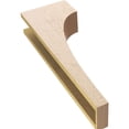 thumbnail image 6 of 5"W x 10"D x 30"H Thin Stockport Rough Cedar Woodgrain TimberThane Corbel, Primed Tan, 6 of 6