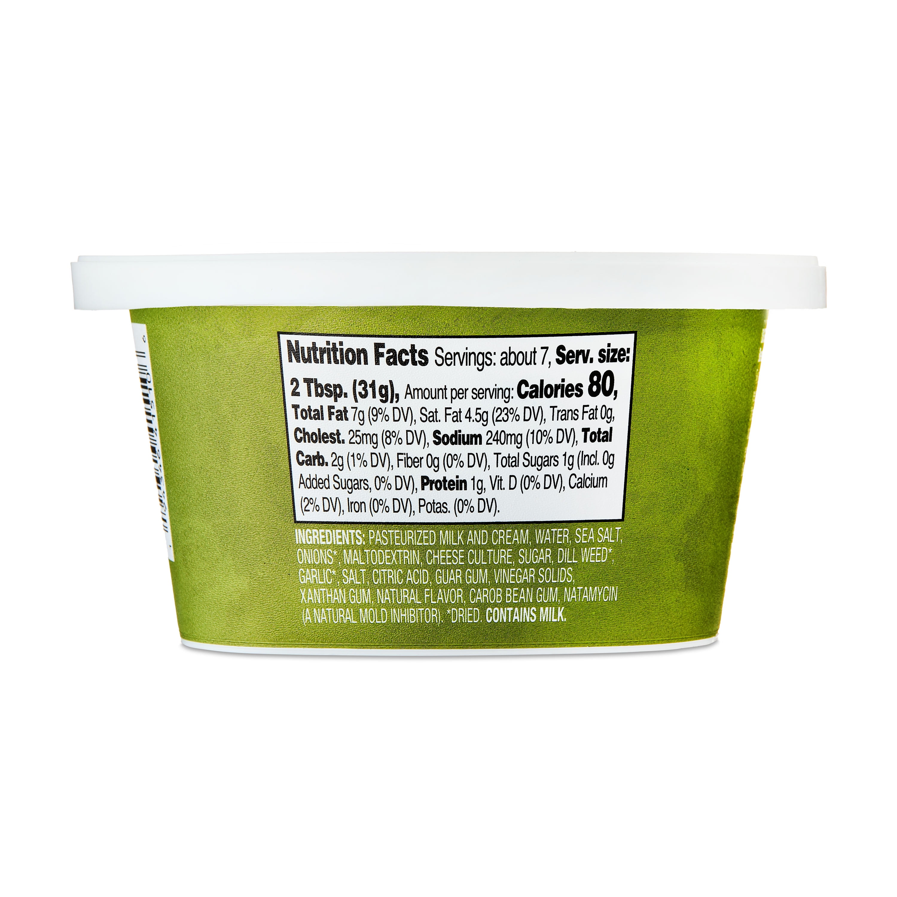Great Value Dill Pickle Cream Cheese Spread, 8 oz Tub