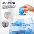 thumbnail image 4 of 9-Pack Humidifier Tank Cleaner Blue Small Submarine Fit for Most Humidifiers and Fish Tanks, Purifies Water, Prevents Hard Water Build Up, Eliminates White Dust and Odours, 4 of 6