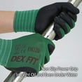 thumbnail image 2 of DEXFIT FN320 Forestgreen Multipurpose Nylon Work Gloves (Firm Grip, Durable Foam, Medium) - 3 Pairs, 2 of 6