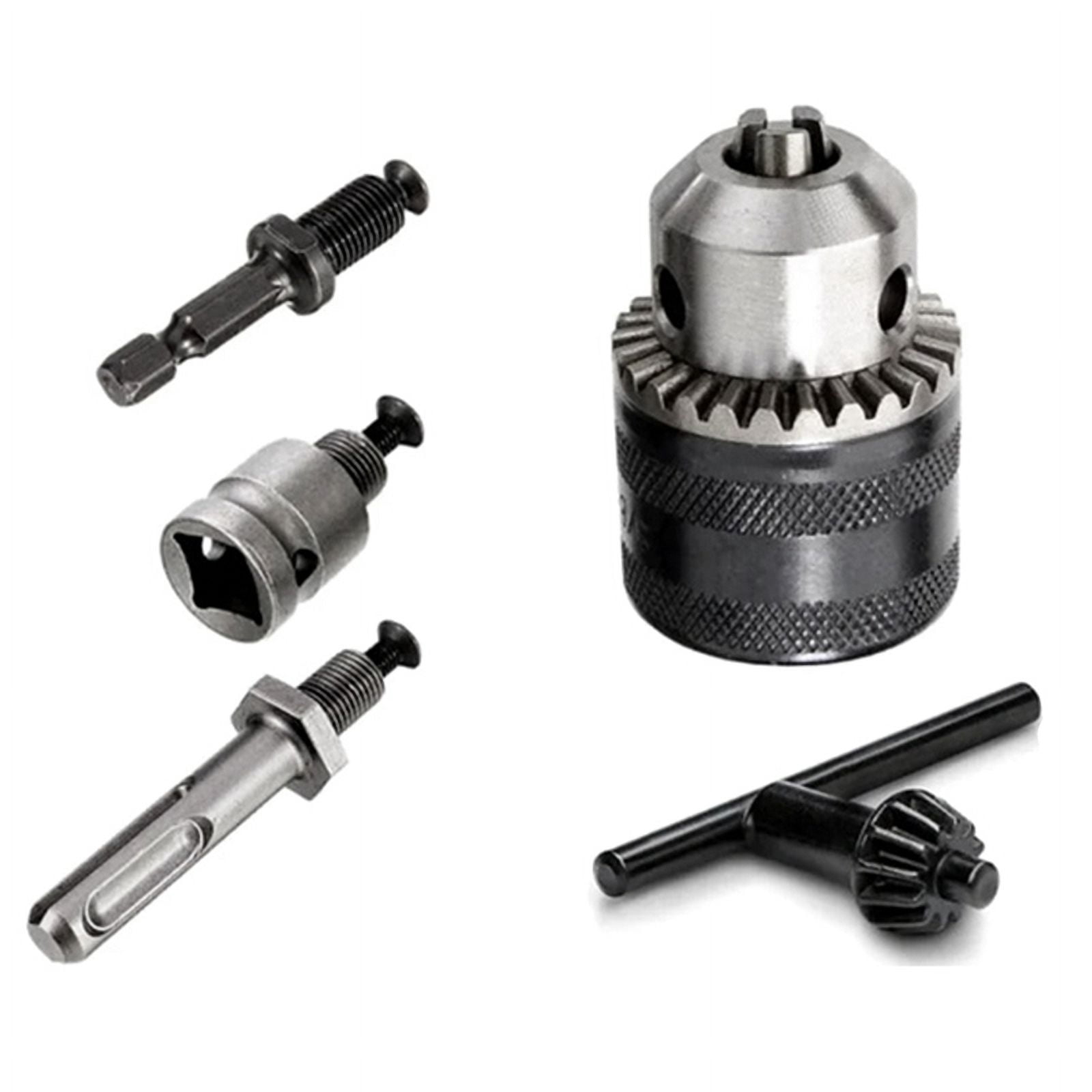 2-in-1 Ratchet Drill Chuck Key Wrench, Universal Chuck Key