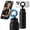 Strong magnetic heat preservation - black, variant on Magnetic Stainless Steel Sports Water Bottle, Double-Wall Leak-Proof Design with Lid, Comes with Matching Phone Mount for Fitness Use