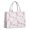 Princess Unicorn Pattern, variant on Large Capacity Tote Bag,Princess Unicorn Flower Pattern Handbag Fashion Luxury Tote Bag,15.7"x13"x 5.1" Inches,Laptop Compatible