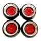 thumbnail image 1 of Wheel Rim Neumbles Neumáticos para WLTOYS K969 K989 P929 1/28 Hobby , Rojo CUTICAT Neumáticos de coche RC, 1 of 4