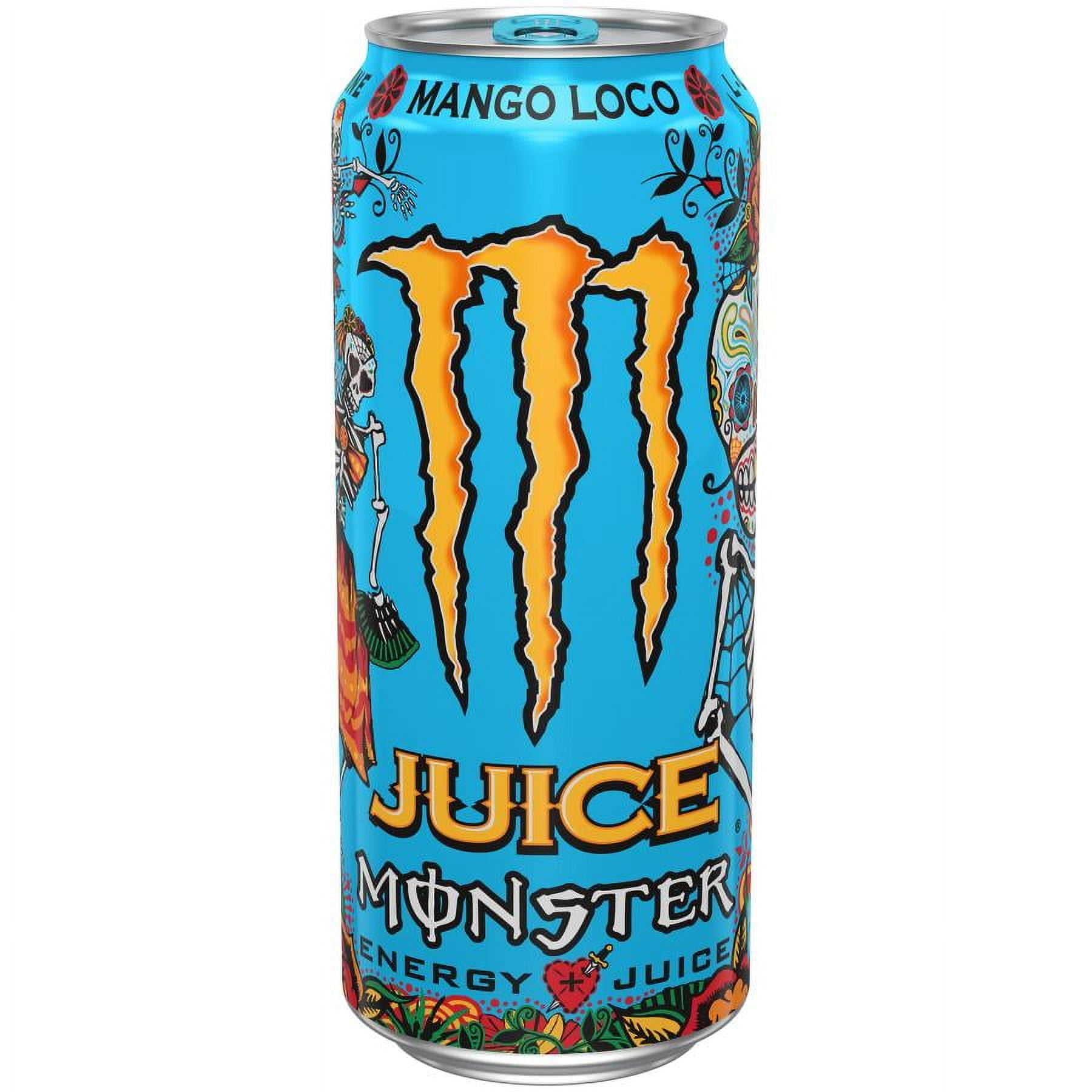 12-Pack) Tropical Mango Loco Juice Monster w/ Energy, 16 fl