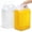 2.5 Gallon, variant on 1 Gallon Water Jug, Water Oil Storage Containers Graduated Heavy Duty Liquid Containers with  for Kitchen Automotive Travel, Easy to Carry,  Grade HDPE,  (Translucent, 2 count)