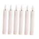 thumbnail image 2 of 6 velas LED de pilar, velas sin llama, velas eléctricas, velas cónicas parpadeantes, Blanco, 2 of 9