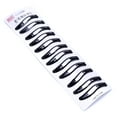 thumbnail image 5 of JUNTEX 12 Pcs Black Hair Clips Women Girls Hairpin Snap Barrettes Hairgrips Accessories, 5 of 15