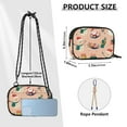 thumbnail image 4 of FORMRS Mini Crossbody Bag for Women Adjustable Rope Shoulder Casual Phone Purse, Beige Christmas Snowman, 4 of 7
