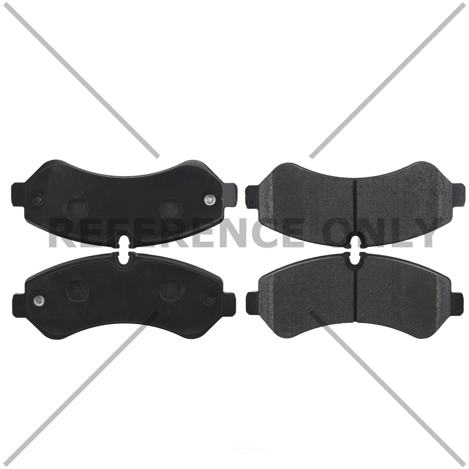 Centric Parts 104.60960 Centric Posi Quiet Advanced Semi-Metallic Disc Brake Pad Sets