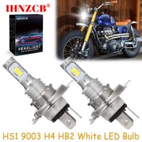 IHNZCB for Kawasaki W650 Z650 Z125 Pro - 2X HS1 9003 H4 HB2 LED Headlights Bulb 50W White YTB,Motorcycle Light,Y73