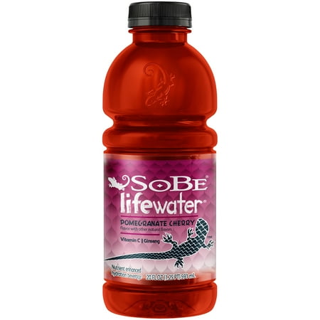 Sobe Lifewater Pomegranate Cherry Nutrient Enhanced Hydration Beverage 20 fl. oz. Bottle