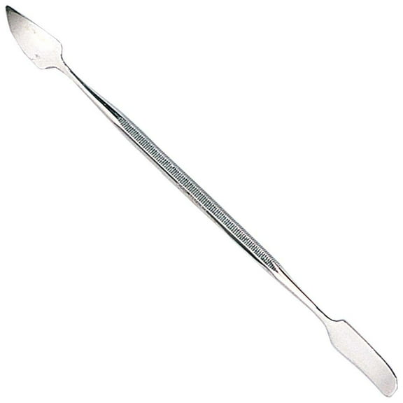 ToolUSA (2 Pack) 6.5" (16.5 cm) Double-sided Spear Curved Spatula Pick | Premium Stainless Steel | Ergonomic Textured Grip | Sterilizable Set