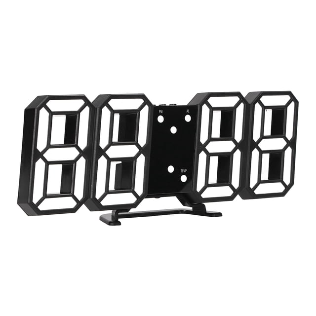 Reloj de pared digitalReloj digital LED 3D Reloj de pared Reloj digital El mejor de su clase Jadeshay A