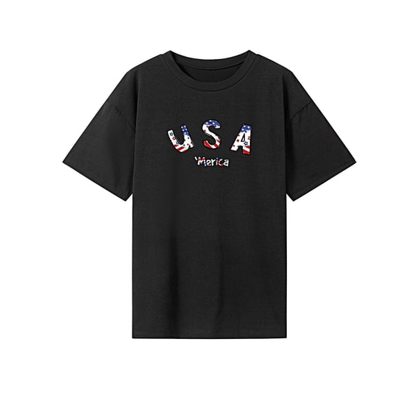 Camiseta de mujer de verano para mujer, camiseta básica de moda para mochileros y desplazamientos SG