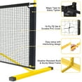 thumbnail image 4 of GIKPAL Portable Pickleball Net with Wheels, 22 FT & Half Court 11 FT Pickle Ball Net System with Carrying Bag for Driveway Backyard,Red, 4 of 6