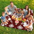 thumbnail image 7 of Bohemian Pattern Outdoor Picnic Blanket, Foldable Waterproof Beach Mat, Portable Beach Blanket for Beach Camping, Hiking, Family Concerts, 7 of 7
