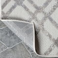 thumbnail image 4 of Superior Paxson Diamond Indoor/Outdoor Area Rug, 6' x 8' 10", Slate, 4 of 10