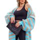 thumbnail image 4 of Txlixc Suéter de cardigan rayado femenino Txlixc moda, 4 of 7