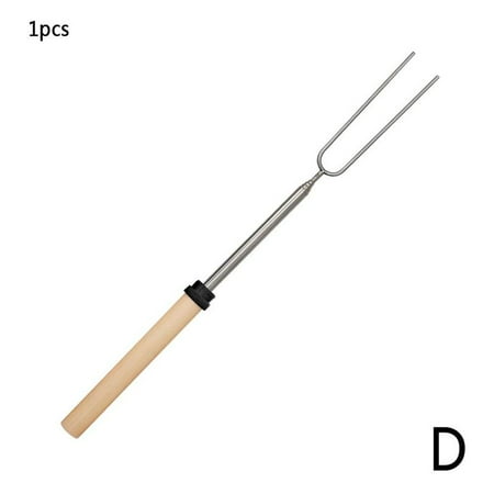 

1pcs Telescoping BBQ Marshmallow Roasting Sticks Smores Skewers Dog W3H5