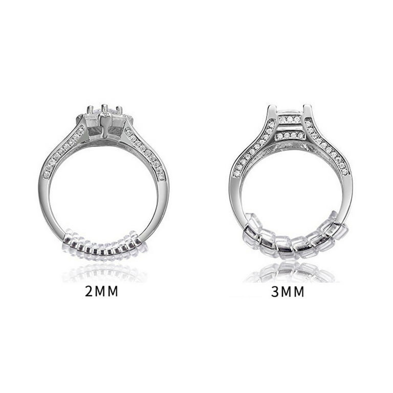 4pcs Spiral Ring Size Adjuster Ring Guard Resizing Ring Fitter Pelaras  Cincin Pengetat Cincin Ring Adjuster
