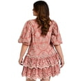 thumbnail image 3 of Vestido de algodón Tallas Extras, 296 rosa 38 L'ATISTE V-LAT-296-MAUVE, 3 of 6