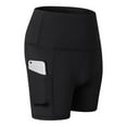thumbnail image 5 of Female Sports Shorts Yoga Short Trousers Quick-dry Training Pants Trisection Length Shorts Size XXL Black, 5 of 9