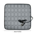 thumbnail image 6 of Yibooy 12V Car Seat Heated Cover 40W Car Seat Heating Cushion Anti-slip (Grey), 6 of 10