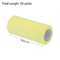 thumbnail image 2 of Unique Bargains 6' Wide 25 Yards Glitter Tulle Ribbon Netting Fabric for Tutu Skirt Christmas Wedding Light Yellow, 2 of 5