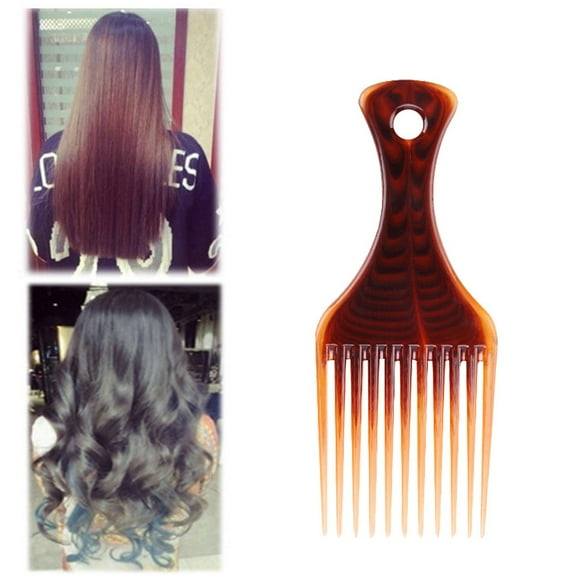 Comb Curly Hair Brush Salon Hairdressing Styling Long Tooth Styling Pick