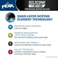 thumbnail image 7 of PEAK Silicone Platinum 21" Front Windshield Wiper Blade, Replacement Windshield Wiper Blade with Universal Connector, Pack of 1, 7 of 7