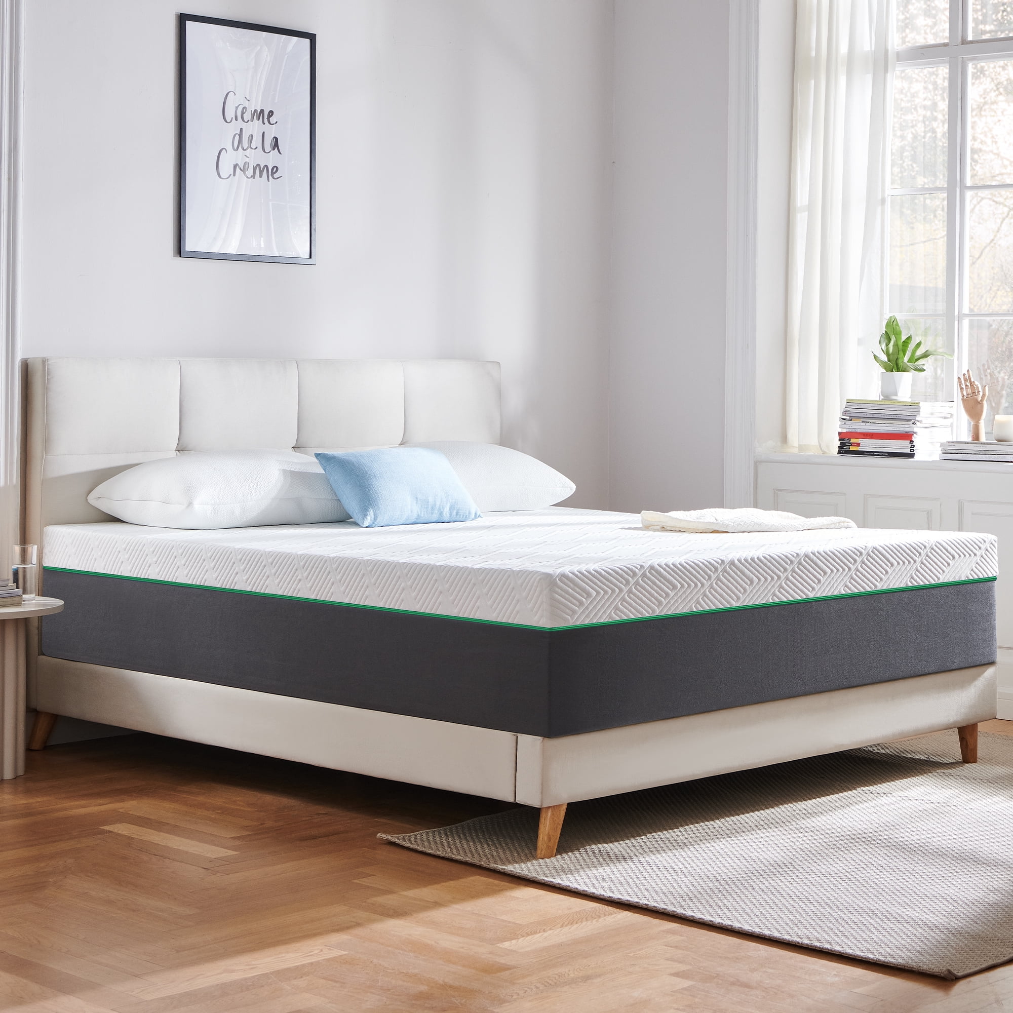 Full Size Mattress, FCCTO 12" Memory Foam Mattress in a Box,Adult